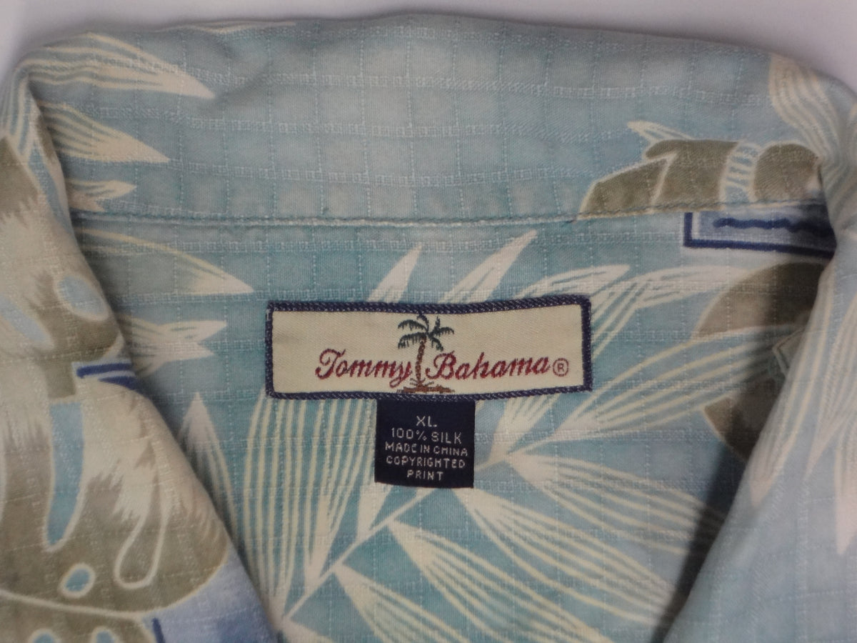 Tommy Bahama, Shirts, Vintage Tommy Bahama 0 Silk Hawaiian Floral Button  Up Short Sleeve Shirt L