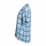 Marina Patchwork Quilt Camp Blouse