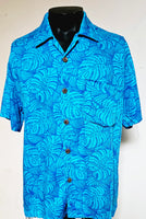 Men's Aloha Shirt - Abundance Bright --- Red/Orange-Turquoise-Purple