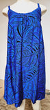 Ladies Leilani Dress --WaterColor - - Blue - Turquoise- Green