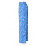 Blue Rosalei Tropical Wide-Leg Palazzo Pants