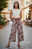Ladies Palazo Pants - Windy Days - Rust