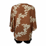 Clay Maile Lei Tropical Floral Tunic Top