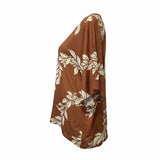 Clay Maile Lei Tropical Floral Tunic Top