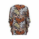 Rust Nui Loa Tropical Tunic Top