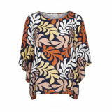 Rust Nui Loa Tropical Tunic Top