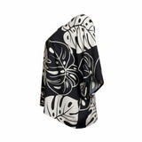 Black Ying Yang Tropical Tunic Top