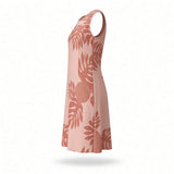 Strawberry Breadfruit Tropical A-line Dress