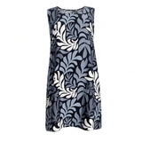 Black Nui Loa Tropical A-line Dress