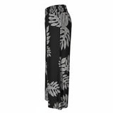 Black Breadfruit Smocked Wide-Leg Pants