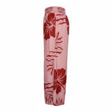 Pink Bumbucha 2 Hibiscus Smocked Wide-Leg Pants