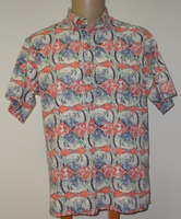Vintage Avi Kiriaty Kahala Artist Series Men's Aloha Shirt - Large Only